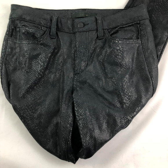 NWOT Joes Jeans Snakeskin embossed Metallic pant - Picture 5 of 5